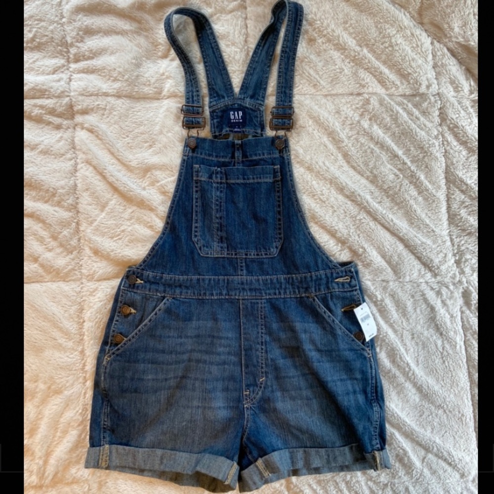 GAP Denim Overall Shorts